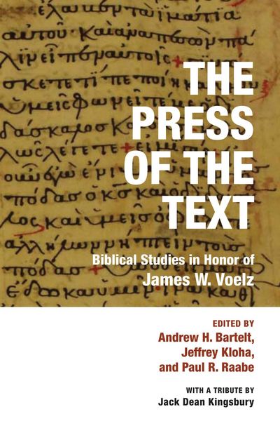 Produktbild: The Press of the Text