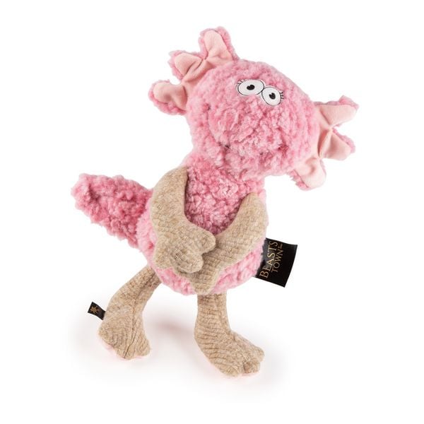 Sigikid 43155 - Axolotl Pepper Blush, BeastsTown, Plüsch-Kuscheltier, 39 cm