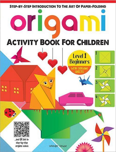 Produktbild: Origami - Step-By-Step Introduction to the Art of Paper-Folding - Activity Book for Children - Level 1: Beginners