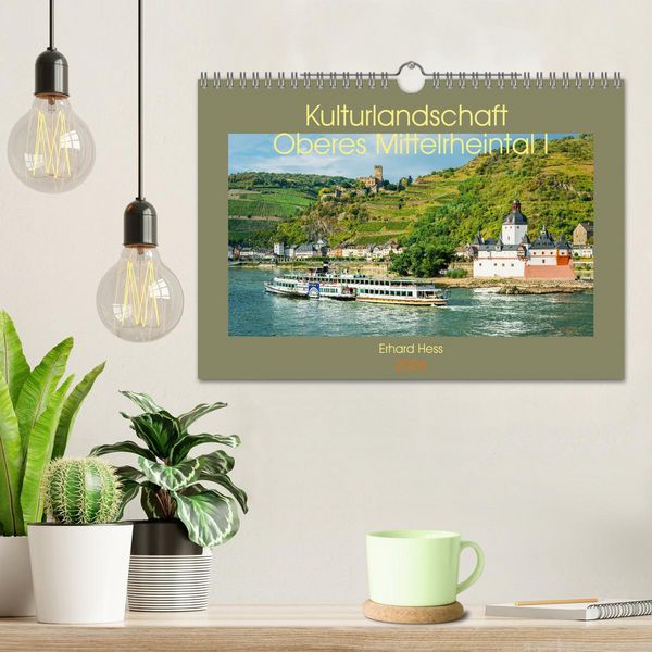 Produktbild: Kulturlandschaft Oberes Mittelrheintal I (Wandkalender 2026 DIN A4 quer), CALVENDO Monatskalender