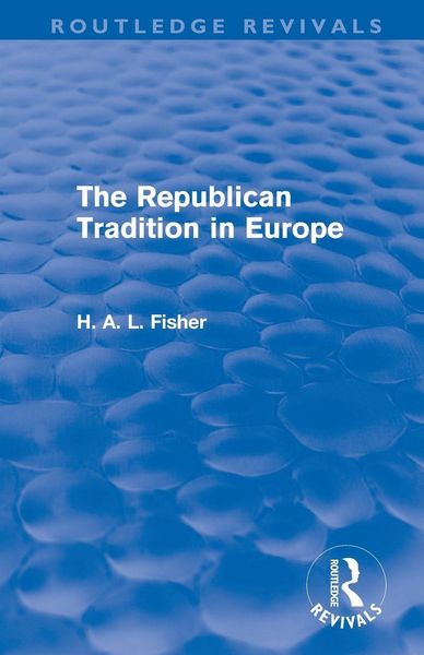 Produktbild: The Republican Tradition in Europe