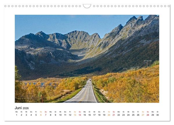 Produktbild: Zwischen Fjord und Flamme (Wandkalender 2026 DIN A3 quer), CALVENDO Monatskalender
