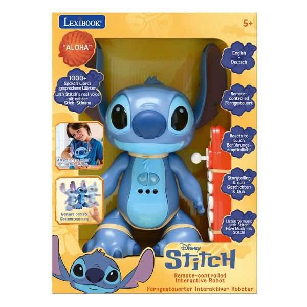 Produktbild: Disney Stitch Interaktiver Lernroboter mit Fernbedienung (EN/DE)