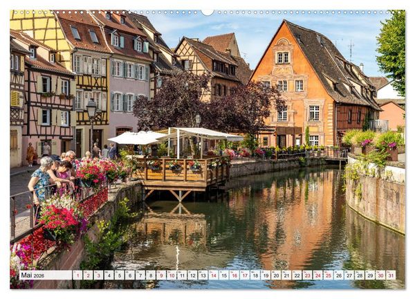 Produktbild: Frankreich - Elsass - Colmar (Wandkalender 2026 DIN A2 quer), CALVENDO Monatskalender