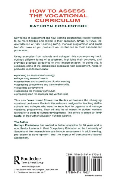 Produktbild: How to Assess the Vocational Curriculum