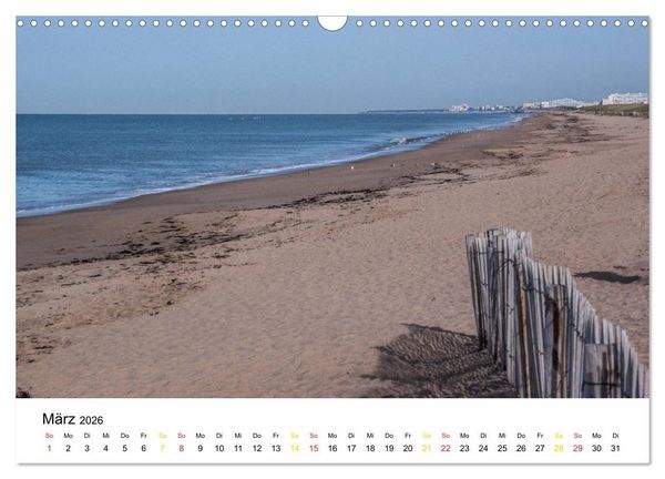 Produktbild: Vend&eacute;e Aus dem Meer steigender Himmel Frankreichs (Wandkalender 2026 DIN A3 quer), CALVENDO Monatskalender