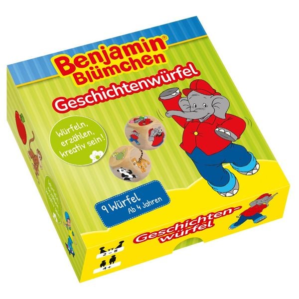 Produktbild: Geschichtenw&uuml;rfel mit Benjamin Bl&uuml;mchen