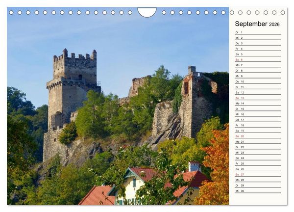 Produktbild: Die Wachau - An der Donau zwischen Melk und Krems (Wandkalender 2026 DIN A4 quer), CALVENDO Monatskalender