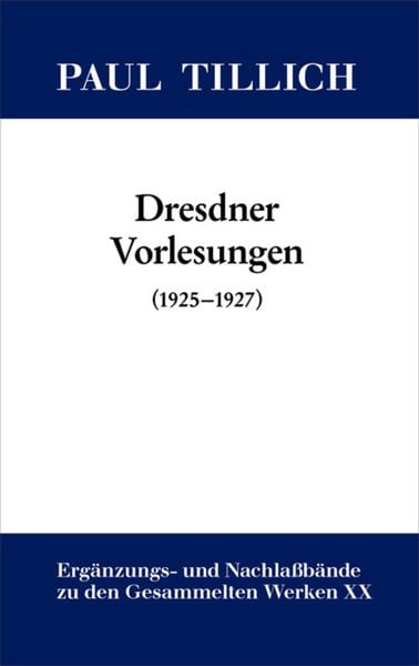 Produktbild: Dresdner Vorlesungen