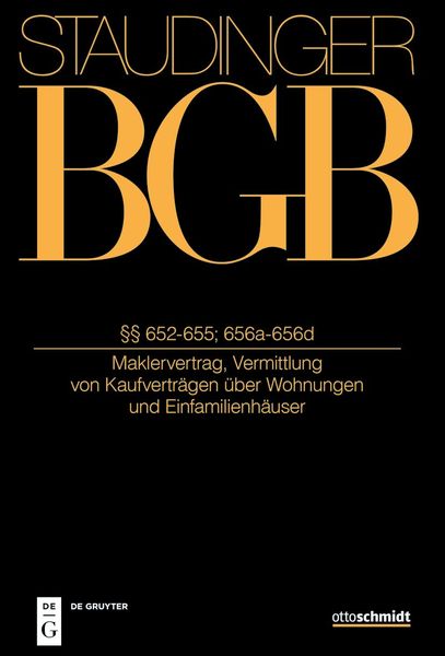 Produktbild: &sect;&sect; 652-655; 656a-656d