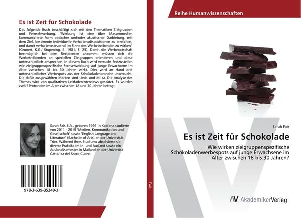 Es ist Zeit für Schokolade, Taschenbuch von Sarah Fais, AV Akademikerverlag, 9783639852493