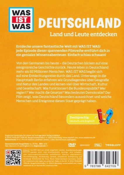 Produktbild: WAS IST WAS DVD Deutschland. Land und Leute entdecken,DVD