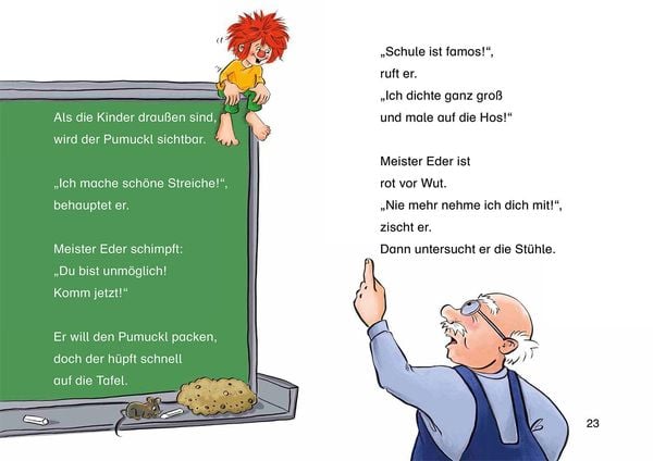 Pumuckl, Bücherhelden 1. Klasse, Pumuckl geht in die Schule