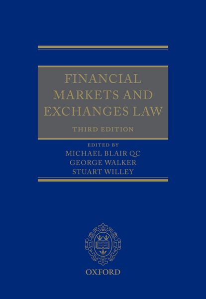 Produktbild: Financial Markets and Exchanges Law