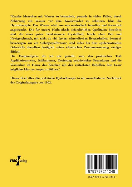 Produktbild: Kurzgefasste praktische Hydrotherapie