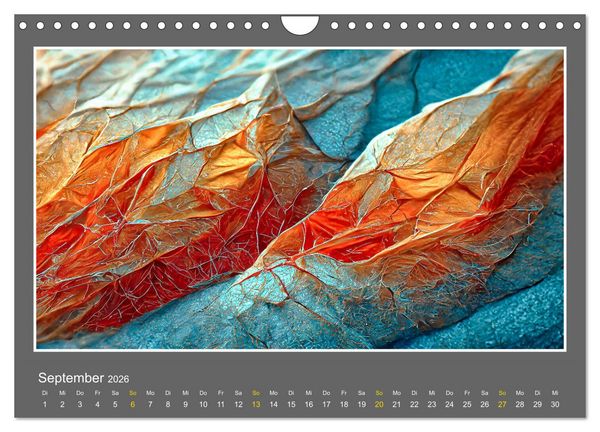 Produktbild: Strukturvisionen (Wandkalender 2026 DIN A4 quer), CALVENDO Monatskalender