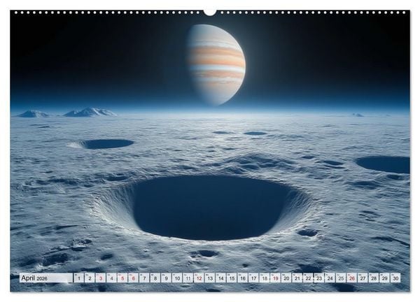 Produktbild: Kosmische Landschaften - Jenseits der Erde (Wandkalender 2026 DIN A2 quer), CALVENDO Monatskalender