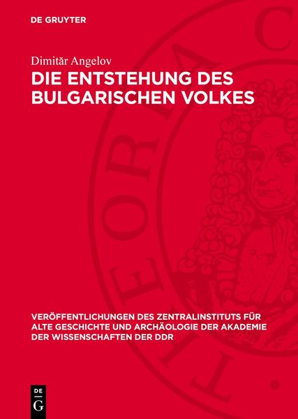 Produktbild: Die Entstehung des bulgarischen Volkes