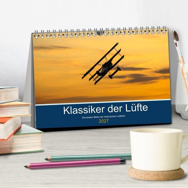 Produktbild: Klassiker der L&uuml;fte (Tischkalender 2027 DIN A5 quer), CALVENDO Monatskalender