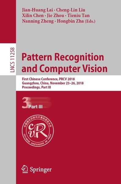 Produktbild: Pattern Recognition and Computer Vision