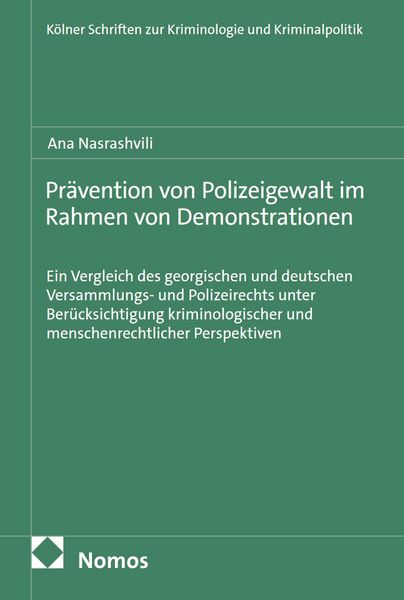 Produktbild: Pr&auml;vention von Polizeigewalt im Rahmen von Demonstrationen
