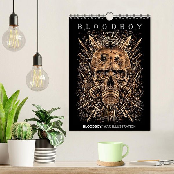 Produktbild: BLOODBOY/WAR ILLUSTRATION (Wandkalender 2026 DIN A4 hoch), CALVENDO Monatskalender