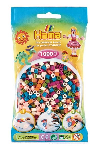 Produktbild: Perlen 1000 St&uuml;ck Mix Neue Farben (6 Farben)