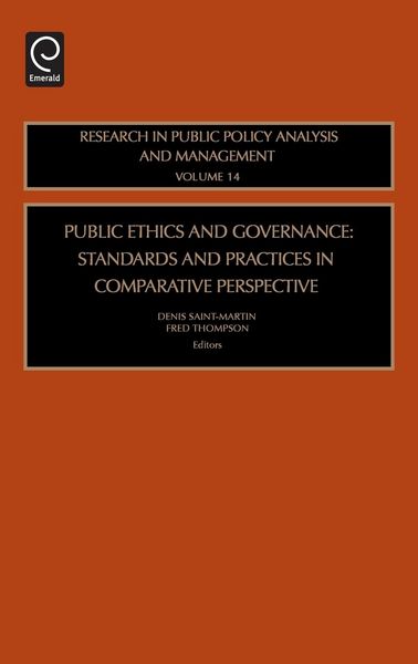 Produktbild: Public Ethics and Governance