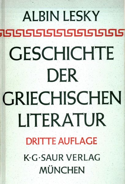 Produktbild: Geschichte der griechischen Literatur