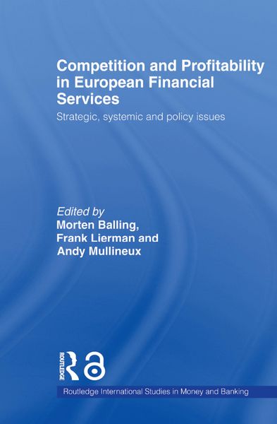 Produktbild: Competition and Profitability in European Financial Services