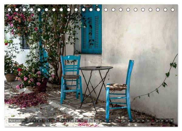 Produktbild: Griechische Momente (Tischkalender 2026 DIN A5 quer), CALVENDO Monatskalender