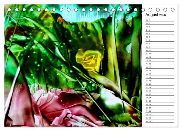 Produktbild: Kalender / Fantastische Encaustic (Tischkalender 2026 DIN A5 quer), CALVENDO Monatskalender
