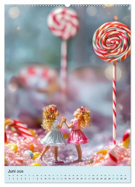 Produktbild: Miniaturwelten - Zauberhafte Szenerien (Wandkalender 2026 DIN A2 hoch), CALVENDO Monatskalender