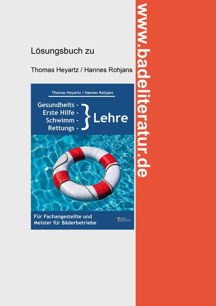 Produktbild: Gesundheits-, Erste Hilfe-, Schwimm- und Rettungslehre L&ouml;sungsbuch