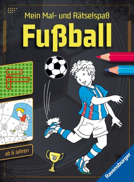 Produktbild: Mein Mal- und R&auml;tselspa&szlig;: Fu&szlig;ball