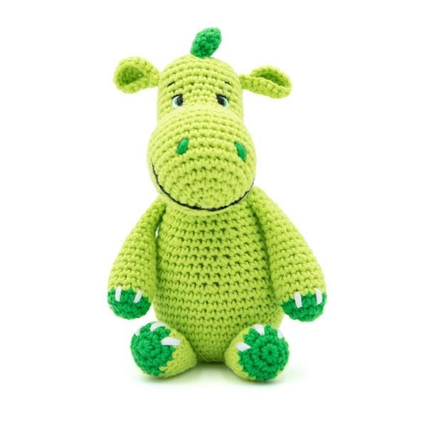 Produktbild: gr&uuml;ndl H&auml;keltier Dino Dieter, N&auml;hset, H&auml;kelset