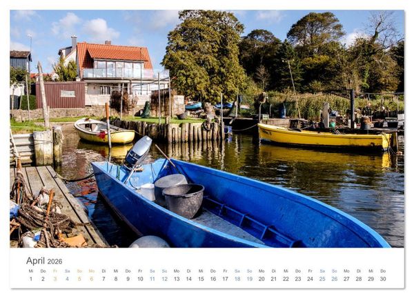 Produktbild: Fischersiedlung Holm an der Schlei (hochwertiger Premium Wandkalender 2026 DIN A2 quer), Kunstdruck in Hochglanz