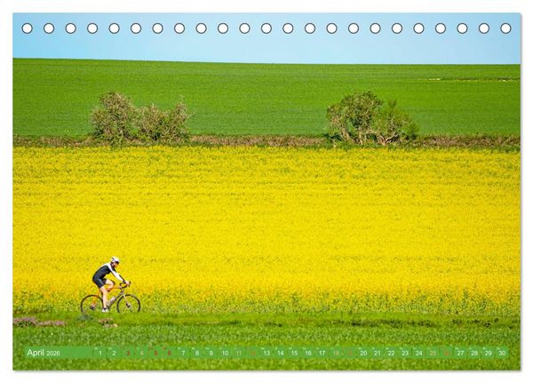 Produktbild: Sonne in den Speichen - Faszination Rennrad (Tischkalender 2026 DIN A5 quer), CALVENDO Monatskalender