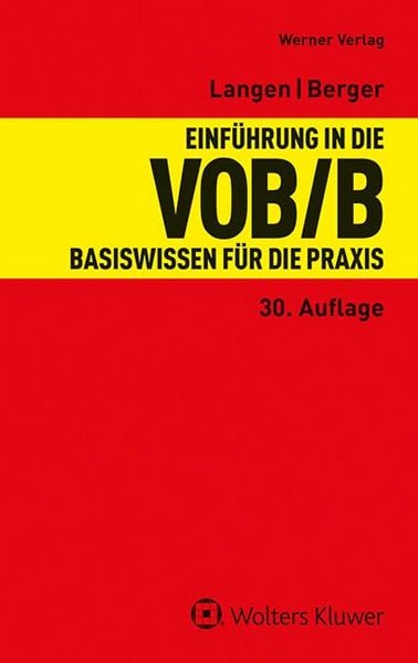 Produktbild: Einf&uuml;hrung in die VOB/B