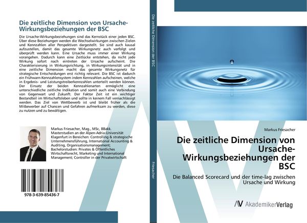 Produktbild: Die zeitliche Dimension von Ursache-Wirkungsbeziehungen der BSC