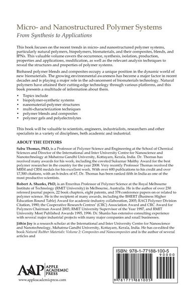 Produktbild: Micro- and Nanostructured Polymer Systems