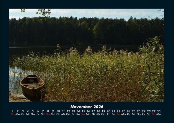 Produktbild: Landschaftskalender 2026 Fotokalender DIN A4