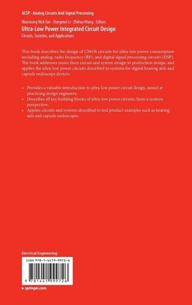 Produktbild: Ultra-Low Power Integrated Circuit Design