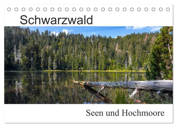 Produktbild: Schwarzwald, Seen und Hochmoore (Tischkalender 2026 DIN A5 quer), CALVENDO Monatskalender