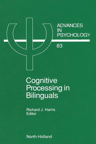 Produktbild: Cognitive Processing in Bilinguals