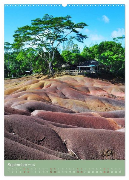 Produktbild: Erlebe mit mir das Inselparadies Mauritius (Wandkalender 2026 DIN A2 hoch), CALVENDO Monatskalender