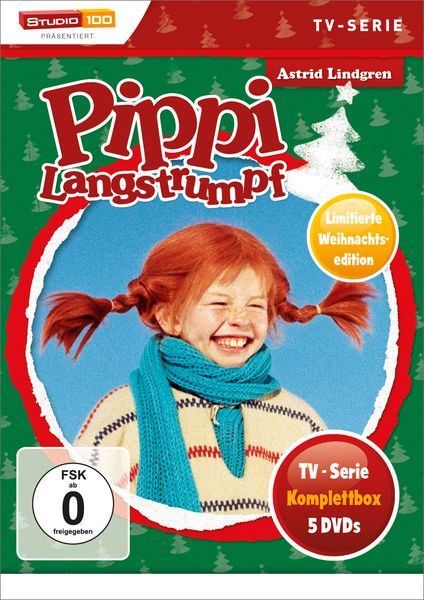 Pippi Langstrumpf TV-Serien Box - Christmas Limited Edition [5 DVDs]