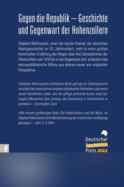 Produktbild: Die Hohenzollern und die Nazis