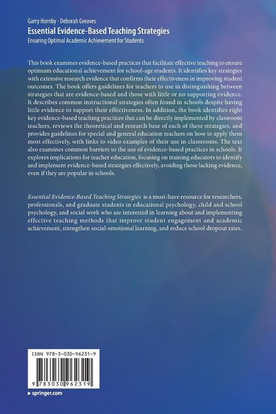 Produktbild: Essential Evidence-Based Teaching Strategies