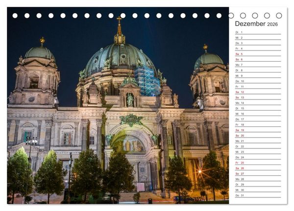 Produktbild: Berlin-Zentrum - Der Planer (Tischkalender 2026 DIN A5 quer), CALVENDO Monatskalender